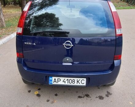 Синий Опель Мерива, объемом двигателя 1.6 л и пробегом 185 тыс. км за 4099 $, фото 5 на Automoto.ua