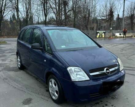 Синий Опель Мерива, объемом двигателя 1.7 л и пробегом 269 тыс. км за 1750 $, фото 1 на Automoto.ua
