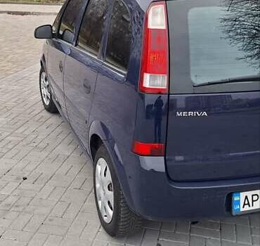 Синий Опель Мерива, объемом двигателя 1.6 л и пробегом 188 тыс. км за 4000 $, фото 5 на Automoto.ua