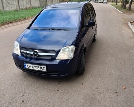 Синий Опель Мерива, объемом двигателя 1.6 л и пробегом 185 тыс. км за 4099 $, фото 2 на Automoto.ua