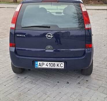 Синий Опель Мерива, объемом двигателя 1.6 л и пробегом 188 тыс. км за 4000 $, фото 4 на Automoto.ua