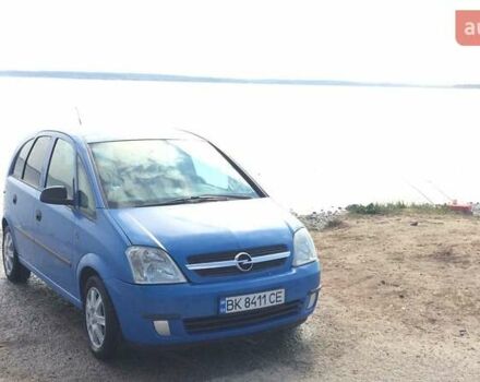 Синий Опель Мерива, объемом двигателя 1.6 л и пробегом 287 тыс. км за 4000 $, фото 1 на Automoto.ua