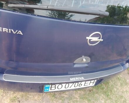 Синий Опель Мерива, объемом двигателя 1.6 л и пробегом 289 тыс. км за 3777 $, фото 4 на Automoto.ua