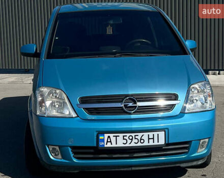 Синий Опель Мерива, объемом двигателя 1.6 л и пробегом 240 тыс. км за 3850 $, фото 2 на Automoto.ua