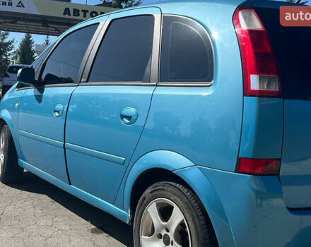 Синий Опель Мерива, объемом двигателя 1.6 л и пробегом 240 тыс. км за 3850 $, фото 14 на Automoto.ua