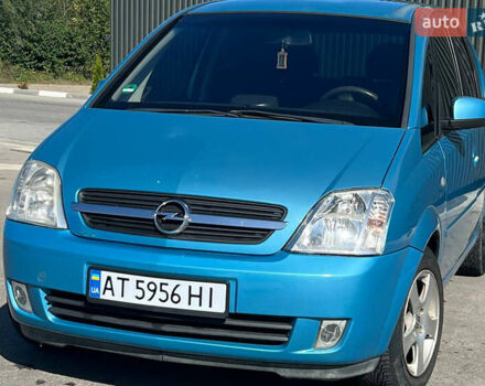 Синий Опель Мерива, объемом двигателя 1.6 л и пробегом 240 тыс. км за 3850 $, фото 3 на Automoto.ua