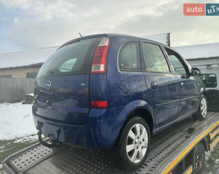 Синий Опель Мерива, объемом двигателя 1.6 л и пробегом 210 тыс. км за 2200 $, фото 3 на Automoto.ua