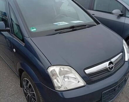 Синий Опель Мерива, объемом двигателя 1.6 л и пробегом 152 тыс. км за 4550 $, фото 2 на Automoto.ua
