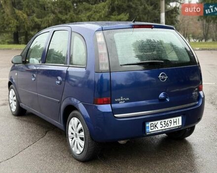Синий Опель Мерива, объемом двигателя 1.6 л и пробегом 142 тыс. км за 3950 $, фото 23 на Automoto.ua