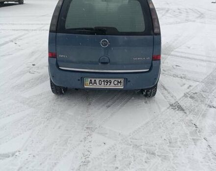 Синий Опель Мерива, объемом двигателя 1.6 л и пробегом 141 тыс. км за 4000 $, фото 4 на Automoto.ua