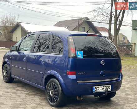 Синий Опель Мерива, объемом двигателя 1.6 л и пробегом 101 тыс. км за 4850 $, фото 3 на Automoto.ua