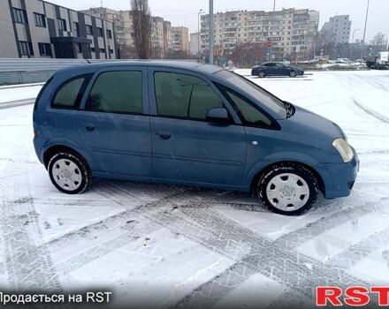 Синий Опель Мерива, объемом двигателя 1.6 л и пробегом 141 тыс. км за 4000 $, фото 6 на Automoto.ua