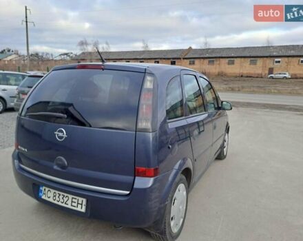 Синий Опель Мерива, объемом двигателя 1.36 л и пробегом 202 тыс. км за 4350 $, фото 10 на Automoto.ua