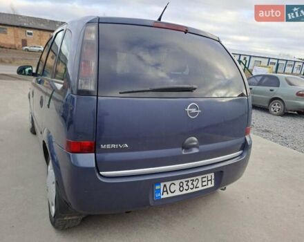 Синий Опель Мерива, объемом двигателя 1.36 л и пробегом 202 тыс. км за 4350 $, фото 8 на Automoto.ua