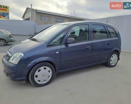 Синий Опель Мерива, объемом двигателя 1.36 л и пробегом 202 тыс. км за 4350 $, фото 2 на Automoto.ua