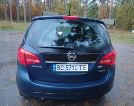 Синий Опель Мерива, объемом двигателя 1.6 л и пробегом 268 тыс. км за 6700 $, фото 4 на Automoto.ua