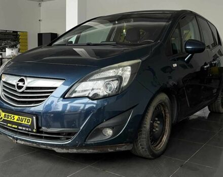 Синий Опель Мерива, объемом двигателя 1.7 л и пробегом 271 тыс. км за 6600 $, фото 2 на Automoto.ua
