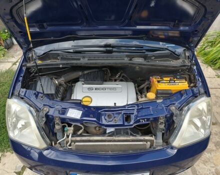 Синий Опель Мерива, объемом двигателя 1.6 л и пробегом 270 тыс. км за 4200 $, фото 2 на Automoto.ua