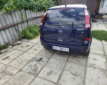 Синий Опель Мерива, объемом двигателя 1.6 л и пробегом 270 тыс. км за 4200 $, фото 3 на Automoto.ua