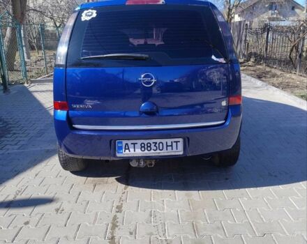 Синий Опель Мерива, объемом двигателя 1.6 л и пробегом 224 тыс. км за 3200 $, фото 8 на Automoto.ua