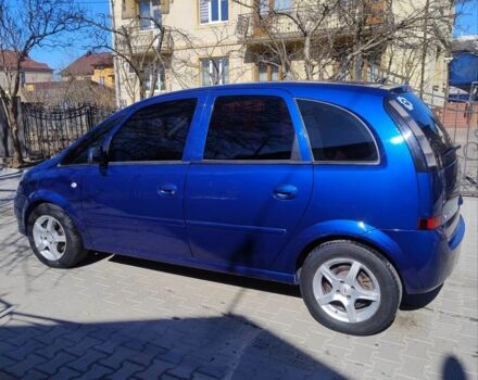 Синий Опель Мерива, объемом двигателя 1.6 л и пробегом 224 тыс. км за 3200 $, фото 6 на Automoto.ua