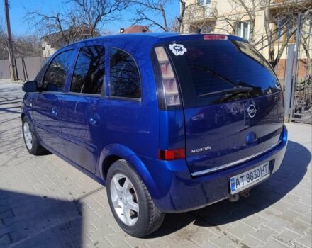 Синий Опель Мерива, объемом двигателя 1.6 л и пробегом 224 тыс. км за 3200 $, фото 7 на Automoto.ua