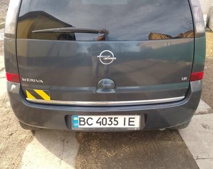 Синий Опель Мерива, объемом двигателя 1.6 л и пробегом 216 тыс. км за 5100 $, фото 1 на Automoto.ua