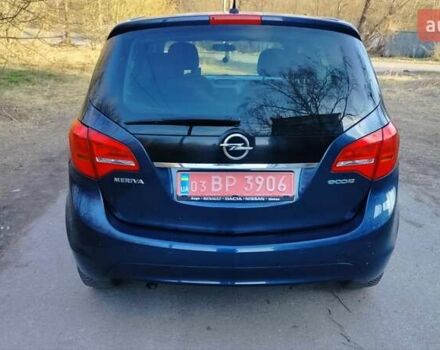 Синий Опель Мерива, объемом двигателя 1.36 л и пробегом 124 тыс. км за 7100 $, фото 5 на Automoto.ua