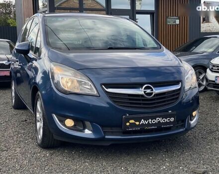 Синий Опель Мерива, объемом двигателя 1.4 л и пробегом 236 тыс. км за 7999 $, фото 3 на Automoto.ua