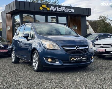 Синий Опель Мерива, объемом двигателя 1.4 л и пробегом 236 тыс. км за 7999 $, фото 2 на Automoto.ua