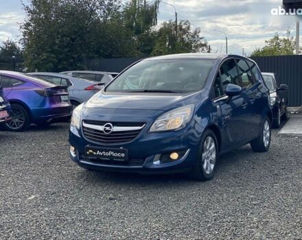 Синий Опель Мерива, объемом двигателя 1.4 л и пробегом 236 тыс. км за 7999 $, фото 5 на Automoto.ua