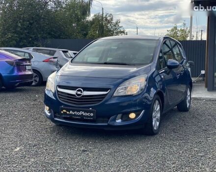 Синий Опель Мерива, объемом двигателя 1.4 л и пробегом 236 тыс. км за 7999 $, фото 6 на Automoto.ua