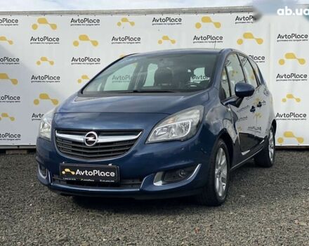Синий Опель Мерива, объемом двигателя 1.4 л и пробегом 236 тыс. км за 7999 $, фото 21 на Automoto.ua