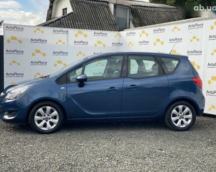 Синий Опель Мерива, объемом двигателя 1.4 л и пробегом 236 тыс. км за 7999 $, фото 22 на Automoto.ua