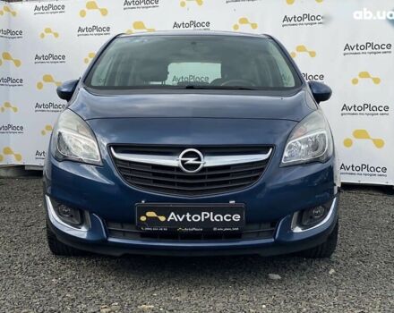 Синий Опель Мерива, объемом двигателя 1.4 л и пробегом 236 тыс. км за 7999 $, фото 17 на Automoto.ua
