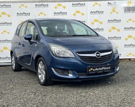 Синий Опель Мерива, объемом двигателя 1.4 л и пробегом 236 тыс. км за 7999 $, фото 18 на Automoto.ua