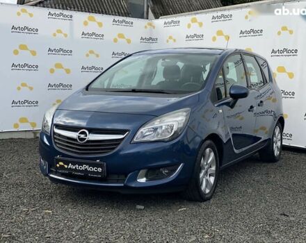 Синий Опель Мерива, объемом двигателя 1.4 л и пробегом 236 тыс. км за 7999 $, фото 15 на Automoto.ua