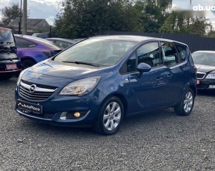 Синий Опель Мерива, объемом двигателя 1.4 л и пробегом 236 тыс. км за 7999 $, фото 7 на Automoto.ua