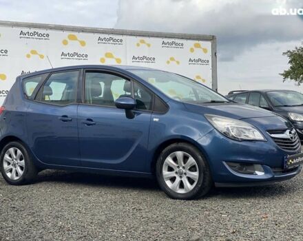 Синий Опель Мерива, объемом двигателя 1.4 л и пробегом 236 тыс. км за 7999 $, фото 19 на Automoto.ua