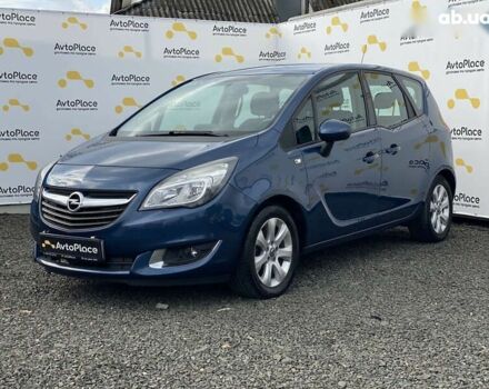 Синий Опель Мерива, объемом двигателя 1.4 л и пробегом 236 тыс. км за 7999 $, фото 14 на Automoto.ua