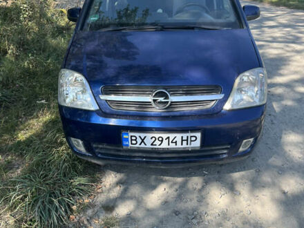 Синий Опель Мерива, объемом двигателя 1.8 л и пробегом 248 тыс. км за 4300 $, фото 1 на Automoto.ua