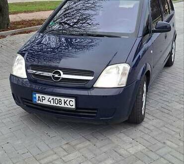 Синий Опель Мерива, объемом двигателя 1.6 л и пробегом 188 тыс. км за 4000 $, фото 1 на Automoto.ua