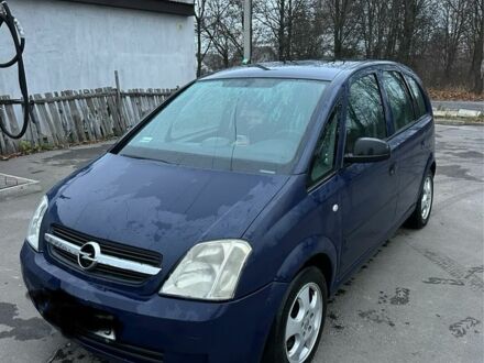 Синий Опель Мерива, объемом двигателя 1.7 л и пробегом 269 тыс. км за 1750 $, фото 1 на Automoto.ua