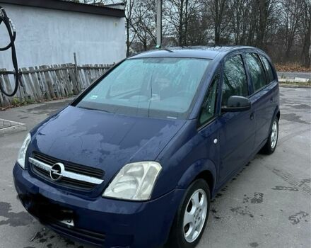 Синий Опель Мерива, объемом двигателя 1.7 л и пробегом 269 тыс. км за 1750 $, фото 1 на Automoto.ua