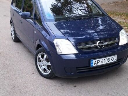Синий Опель Мерива, объемом двигателя 1.6 л и пробегом 185 тыс. км за 4099 $, фото 1 на Automoto.ua