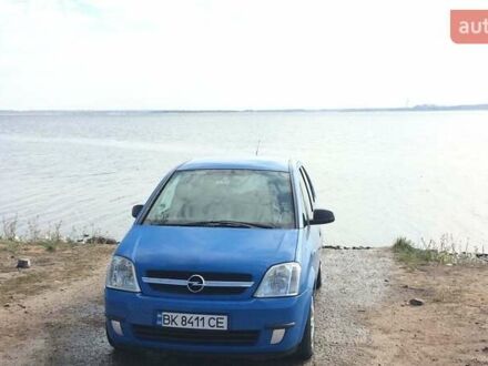 Синий Опель Мерива, объемом двигателя 1.6 л и пробегом 287 тыс. км за 4000 $, фото 1 на Automoto.ua