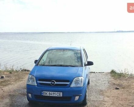 Синий Опель Мерива, объемом двигателя 1.6 л и пробегом 287 тыс. км за 4000 $, фото 1 на Automoto.ua