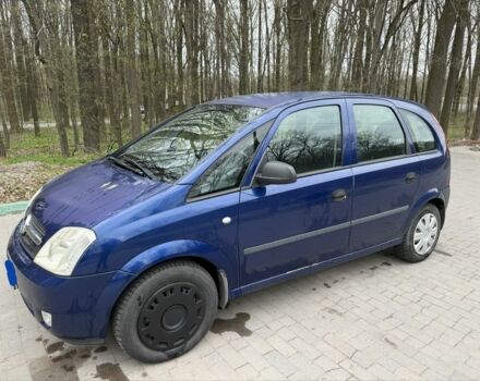 Синий Опель Мерива, объемом двигателя 1.7 л и пробегом 300 тыс. км за 1500 $, фото 1 на Automoto.ua