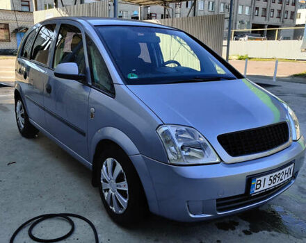 Синий Опель Мерива, объемом двигателя 1.6 л и пробегом 296 тыс. км за 3600 $, фото 1 на Automoto.ua