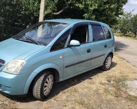 Синий Опель Мерива, объемом двигателя 1.6 л и пробегом 201 тыс. км за 4700 $, фото 1 на Automoto.ua